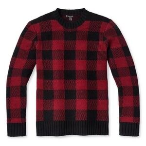 Smartwool Sweater Mens XL Buffalo Plaid Outdoor Lumberjack Cabin Winter Lodge